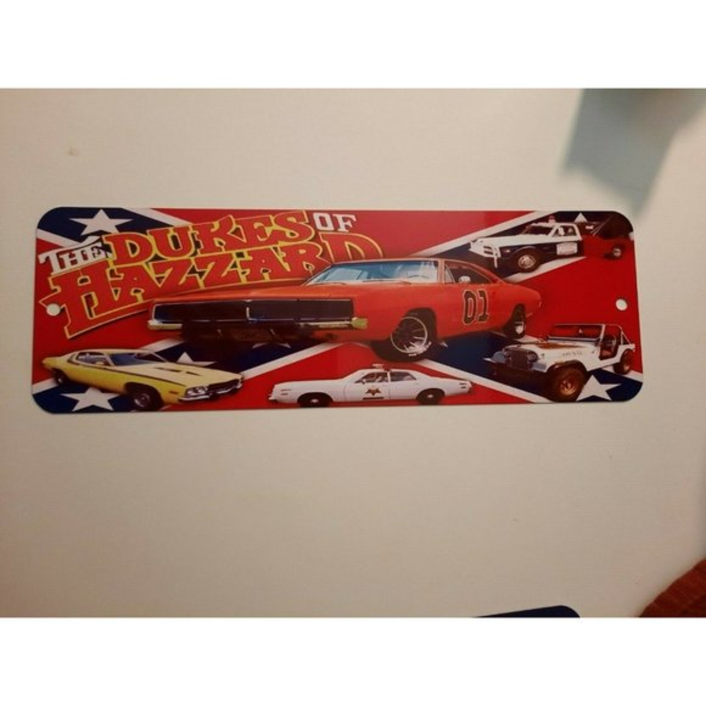 The Dukes of Hazzard Banner Marquee 4x12 Metal Wall Sign